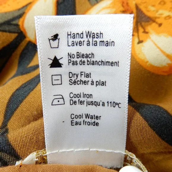 L*SPACE Wendy Floral Wrap Maxi Cover up DRESS Size XS Love Song Orange NEW $158 - Picture 12 of 12